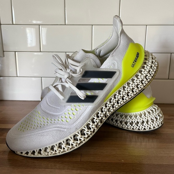 adidas gazelle silver green womens adidas Ultra 4D Lace Up Mens Size 5 M Sneakers Casual Shoes IF0307 main image 0